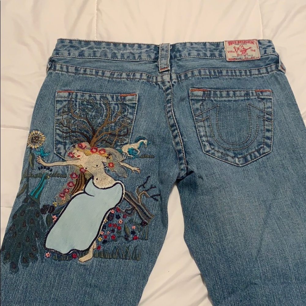 Vintage True Religion Jeans with Embroidery